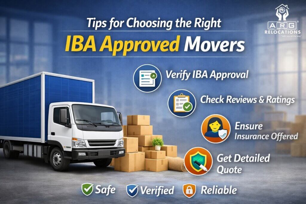 Tips for Choosing the Right IBA Approved Movers - ARG